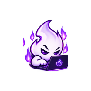 Laptop Vex, Proving Grounds flame mascot