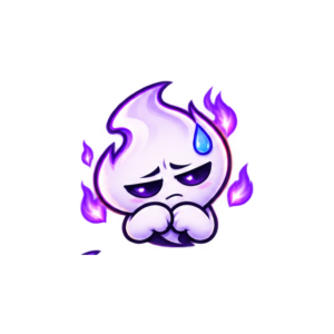 Nervous Vex, Proving Grounds flame mascot