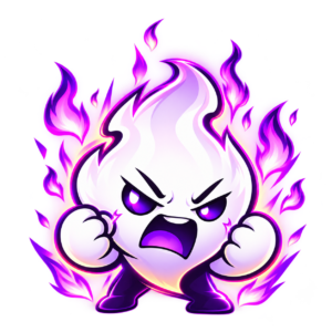 Raging Vex, Proving Grounds flame mascot