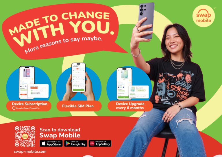 Swap Mobile official Singapore launch key visual